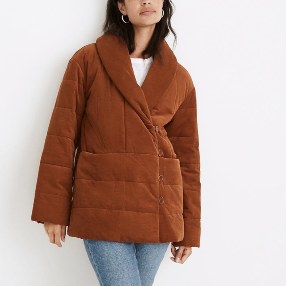 Madewell Corduroy Ensley Quilted Jacket